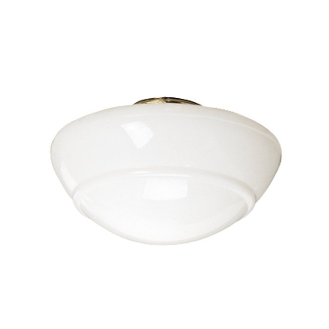 Hunter Fan Original Schoolhouse 6.8" H x 15.75" W Glass Bowl Ceiling